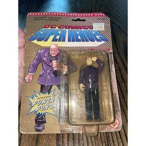 VINTAGE 1989 TOYBIZ DC COMICS SUPER HEROES LEX LUTHOR ACTION FIGURE NEW ON CARD
